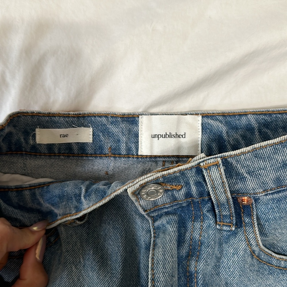 Unpublished Rae High Rise Jeans- Size 25 - Picture 2 of 5